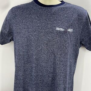 Peter Werth heather blue short sleeve pocket T-shirt